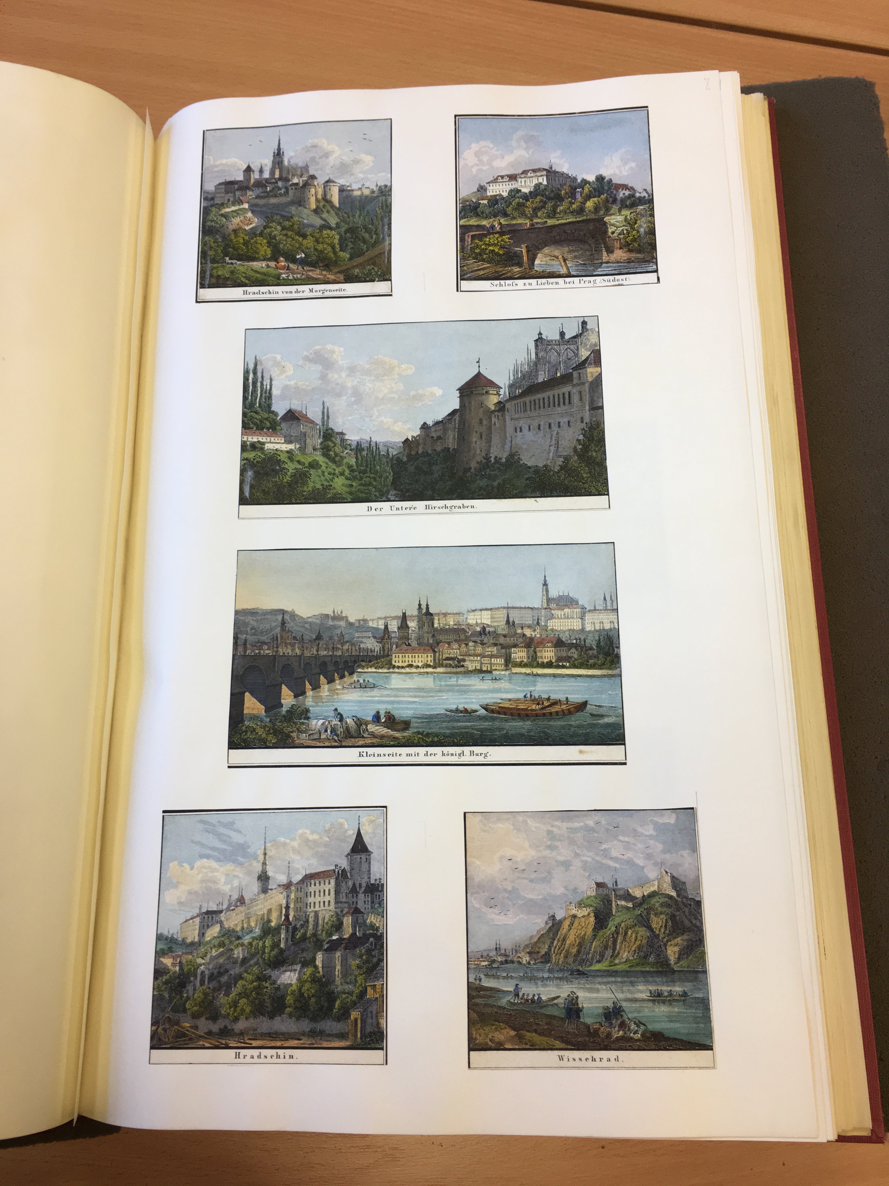 scrapbook of travel scenes