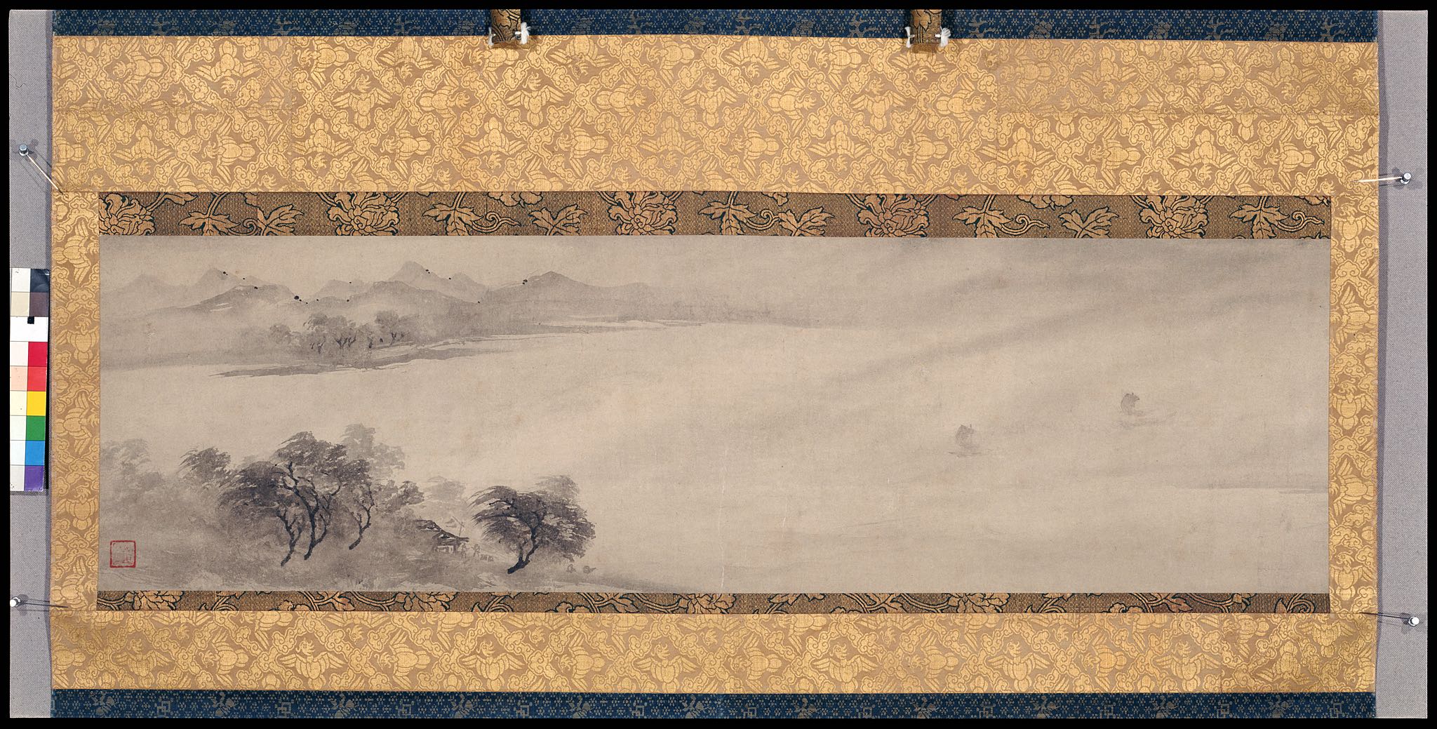 Den Mokkei, Enpokihanzu [Eight Views of Xiaoxiang], 13th century, Kyoto National
                            Museum