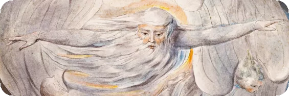God answers Job from the Whirlwind