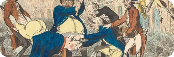 political satirical print