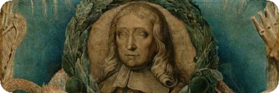 William Blake portrait of Milton