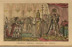 Napoleon crowning himself Emperor of France