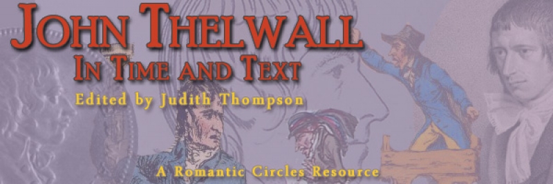 John Thelwall in Time and Text, Edited By Judith Thompson