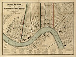 Norman's plan of New Orleans.