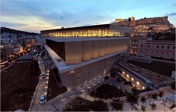The New Acropolis Museum in Athens, Greece