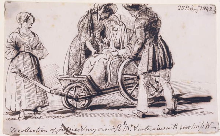 Dorothy Wordsworth in a Wheelchair