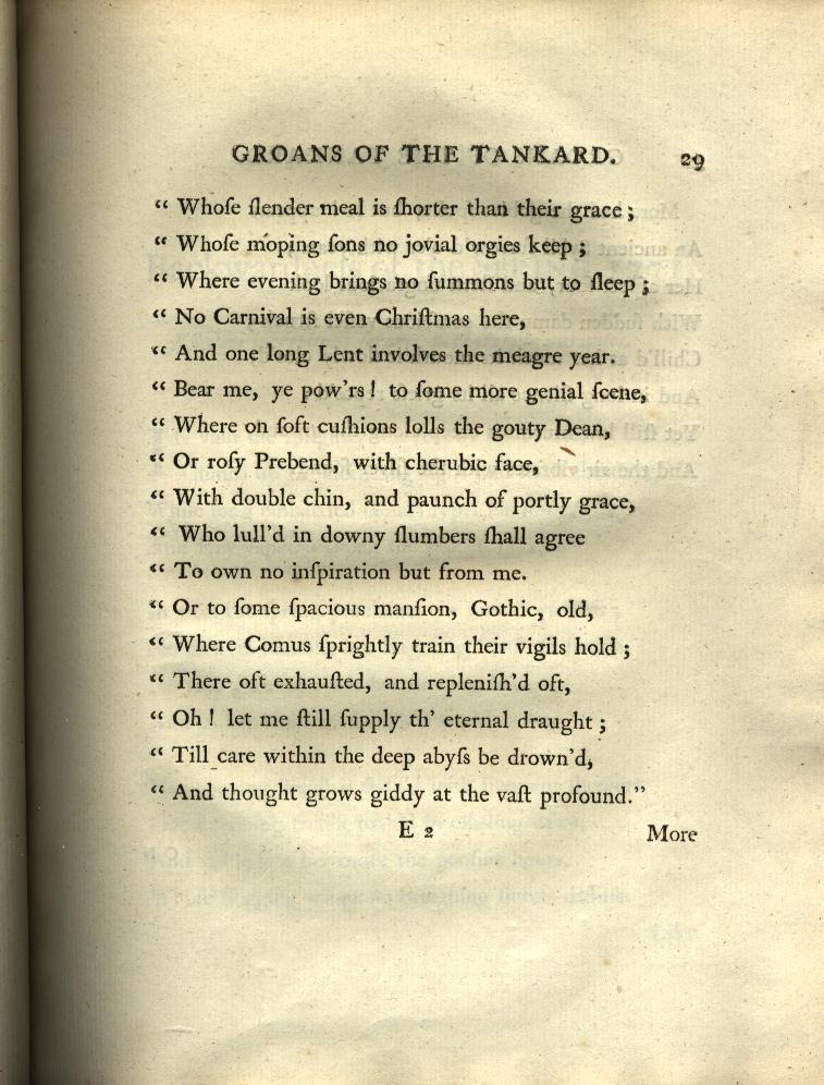 The Groans of the Tankard