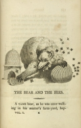 William Mulready, The Bear and the Bees from Fables Ancient and Modern, Second Edition (1807);Courtesy of The New York Public Library.