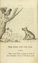 William Mulready, The Cock and the Fox[*] from Fables Ancient and Modern, Second Edition (1807);Courtesy of The New York Public Library.