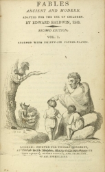 William Mulready, Frontispiece from Fables Ancient and Modern, Second Edition (1807);Courtesy of The New York Public Library.