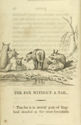 William Mulready, The Fox Without a Tail from Fables Ancient and Modern, Second Edition (1807);Courtesy of The New York Public Library.