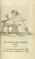 William Mulready, The Goose with Golden Eggs from Fables Ancient and Modern, Second Edition (1807);Courtesy of The New York Public Library.