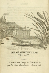 William Mulready, The Grasshopper and the Ant from Fables Ancient and Modern, Second Edition (1807);Courtesy of The New York Public Library.