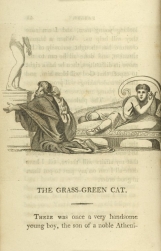 William Mulready, The Grass-Green Cat from Fables Ancient and Modern, Second Edition (1807);Courtesy of The New York Public Library.