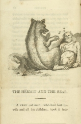 William Mulready, The Hermit and the Bear from Fables Ancient and Modern, Second Edition (1807);Courtesy of The New York Public Library.