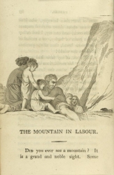 William Mulready, The Mountain in Labour from Fables Ancient and Modern, Second Edition (1807);Courtesy of The New York Public Library.