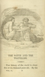 William Mulready, The Satyr and the Traveller from Fables Ancient and Modern, Second Edition (1807);Courtesy of The New York Public Library.