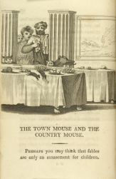 William Mulready, The Town Mouse and the Country Mouse from Fables Ancient and Modern, Second Edition (1807);Courtesy of The New York Public Library.