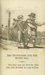 William Mulready, The Travellers and the Money-Bag from Fables Ancient and Modern, Second Edition (1807);Courtesy of The New York Public Library.