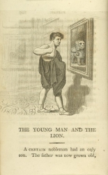 William Mulready, The Young Man and the Lion from Fables Ancient and Modern, Second Edition (1807);Courtesy of The New York Public Library.