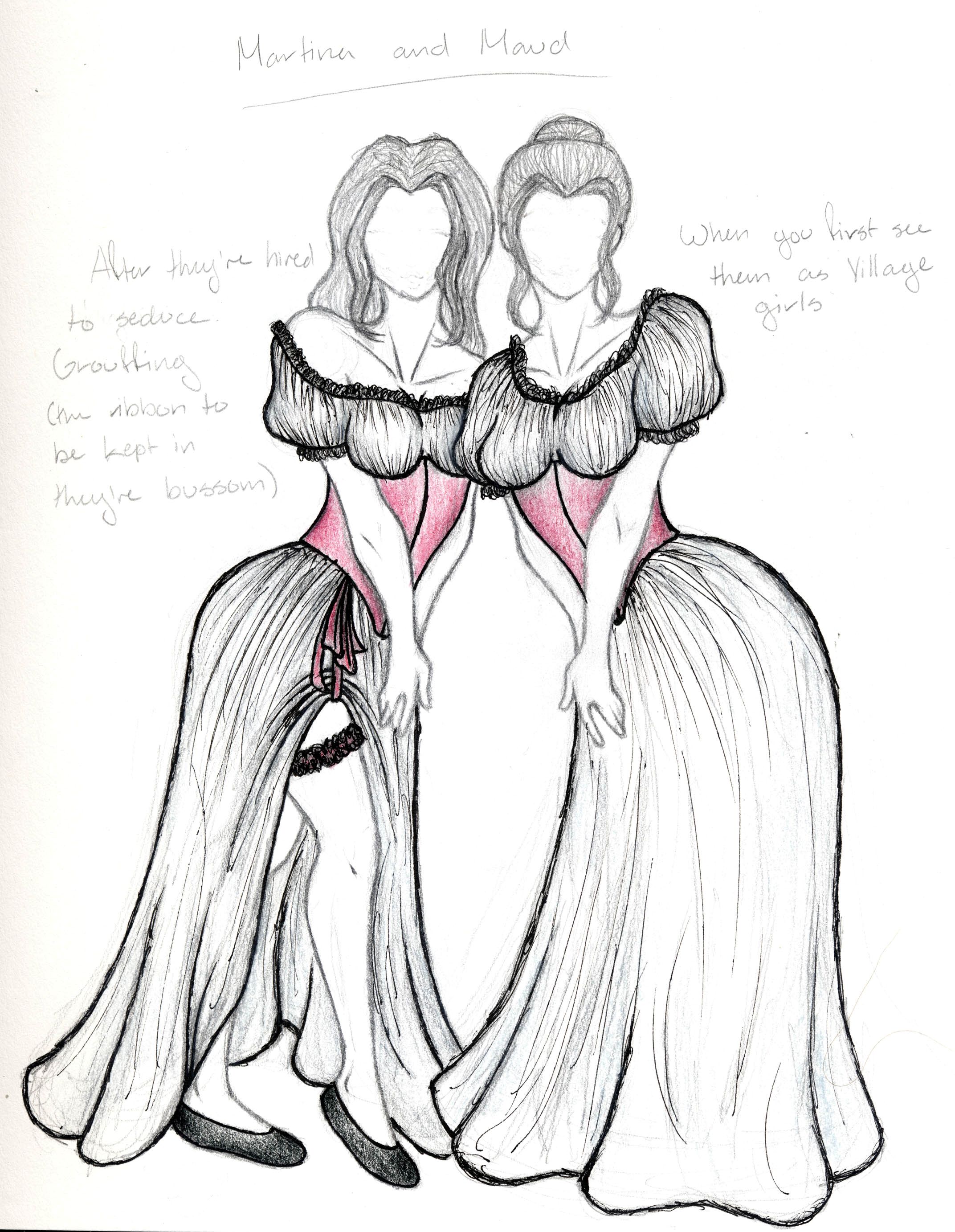 Martina and Maud, Costumes designed by Megan Correnti