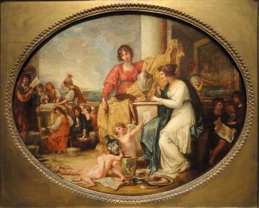 Benjamin West, British Manufactory; A Sketch. Image taken from the Wikimedia Commons, where it is presented under a Creative Commons CC0 1.0 Universal Public Domain Dedication