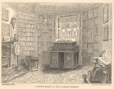 John Britton. The Stonehenge Cabinet Room, from Autobiography (1850). Private Collection.