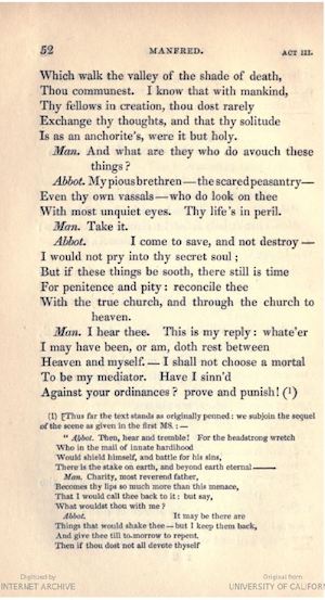 Figure 2: Act III first ms. as printed