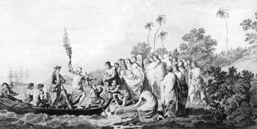 Landing of Captain Cook