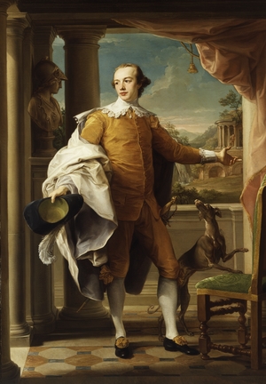 Pompeo Batoni, Portrait of Sir Wyndham Knatchbull-Wyndham, n. d. Los Angeles County Museum of Art.