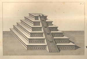 Pedro José Márquez. Untitled (Pyramid at El Tajin). In Due Antichi Monumenti Di Architettura Messicana, 1804.