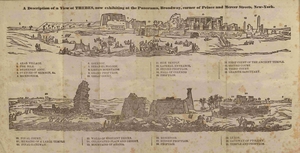 Robert Burford and Frederick Catherwood. Description of a View of the Great Temple of Karnak, and the Surrounding City of Thebes, 1839.