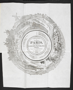 Explanation of the View of Paris, taken from Montmartre, 1814. © British Library Board (10349.ppp.20). 