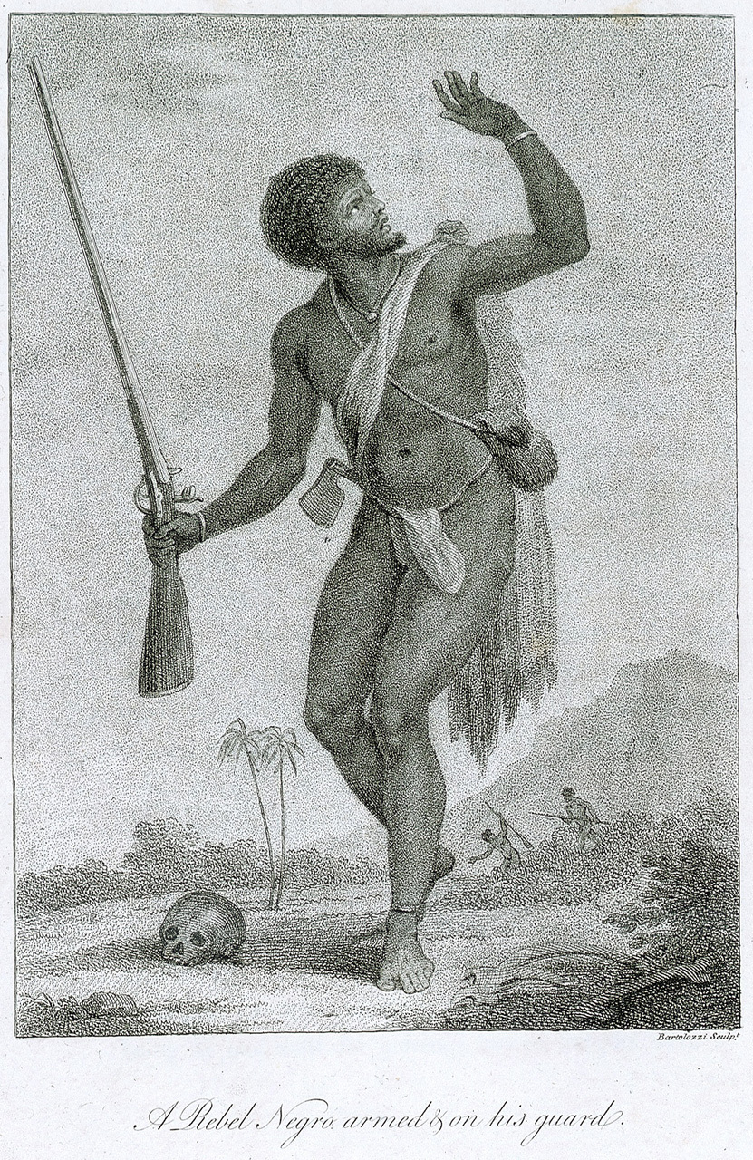 Francesco Bartolozzi, A Rebel Negroe Armed and on his Guard
