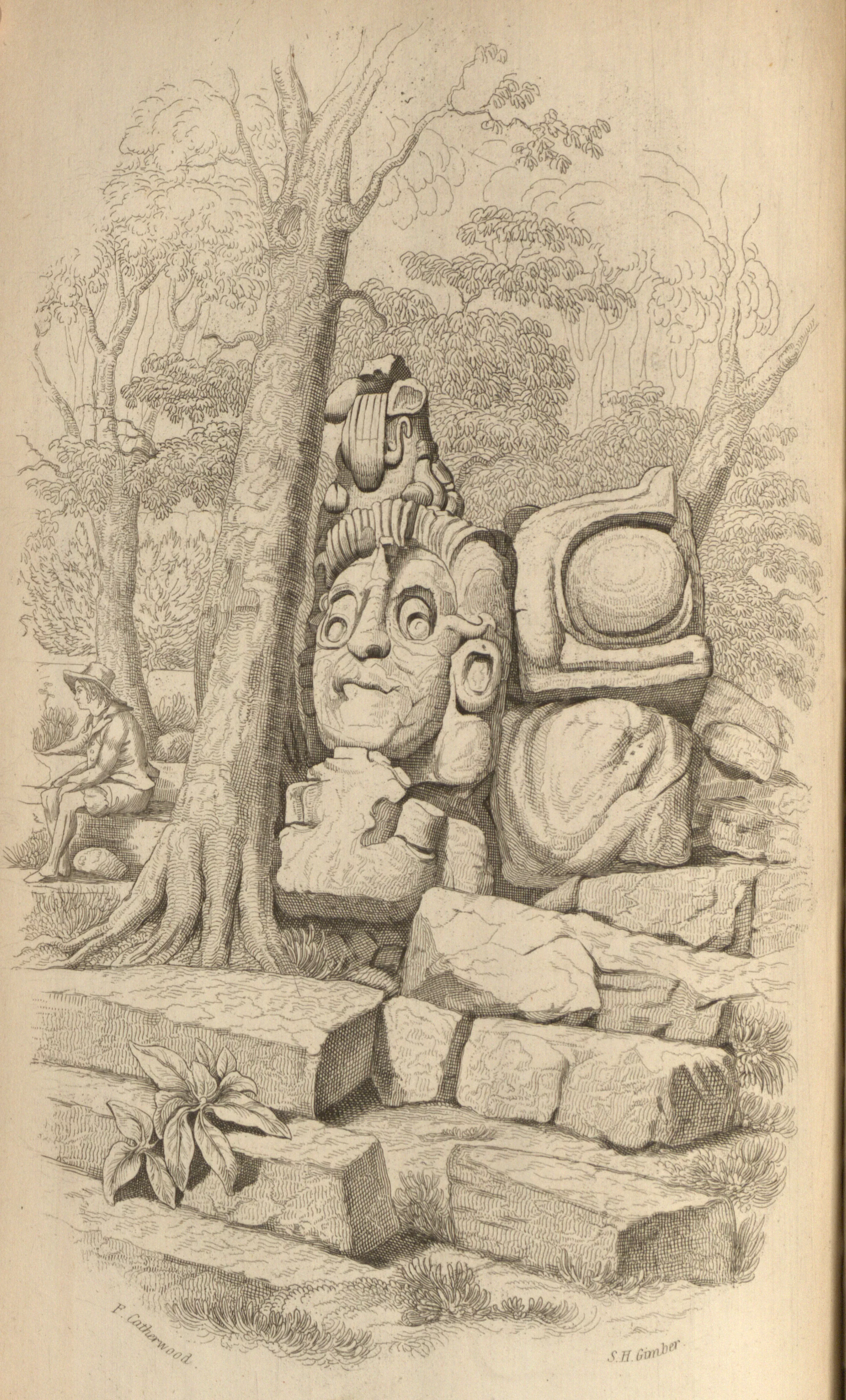 Giant head from Copán
