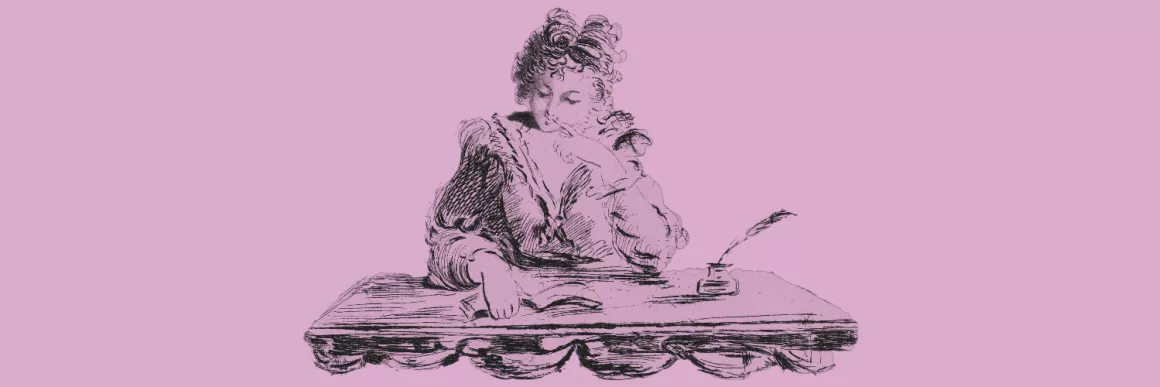 woman at desk