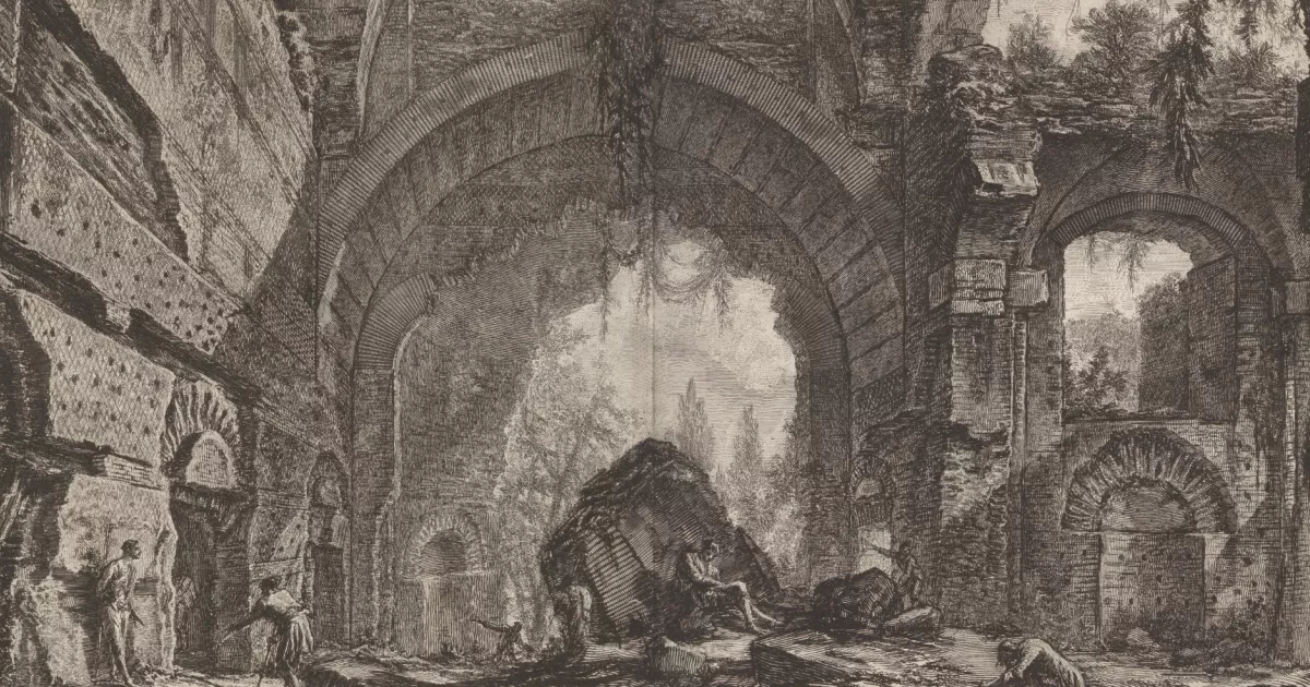detail from "Rovine d’una Galleria"