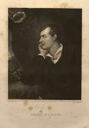 A portrait of Lord Byron