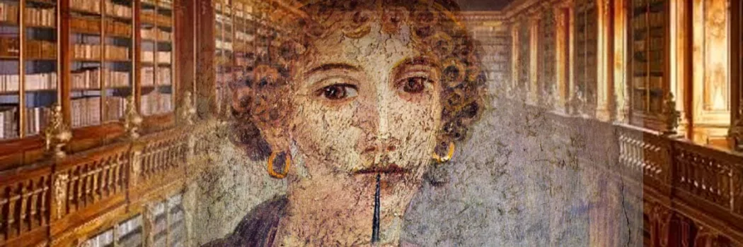 image of female poet