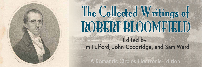 Collected Writings of Robert Bloomfield banner