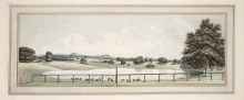 A panoramic scene of the countryside