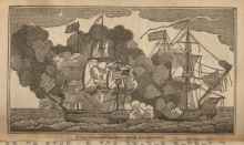 Boat in Midst of Battle