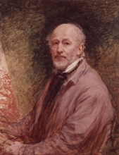 A self portrait of John Linnell, c.1860