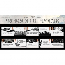 Romantic Poets stamps Collection of stamps